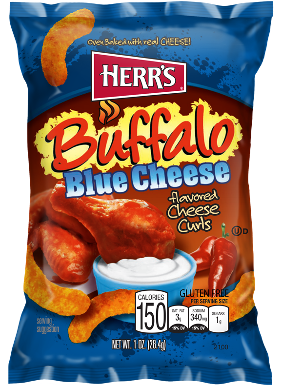 Herr's Buffalo Blue Cheese Curls 199 Gramm