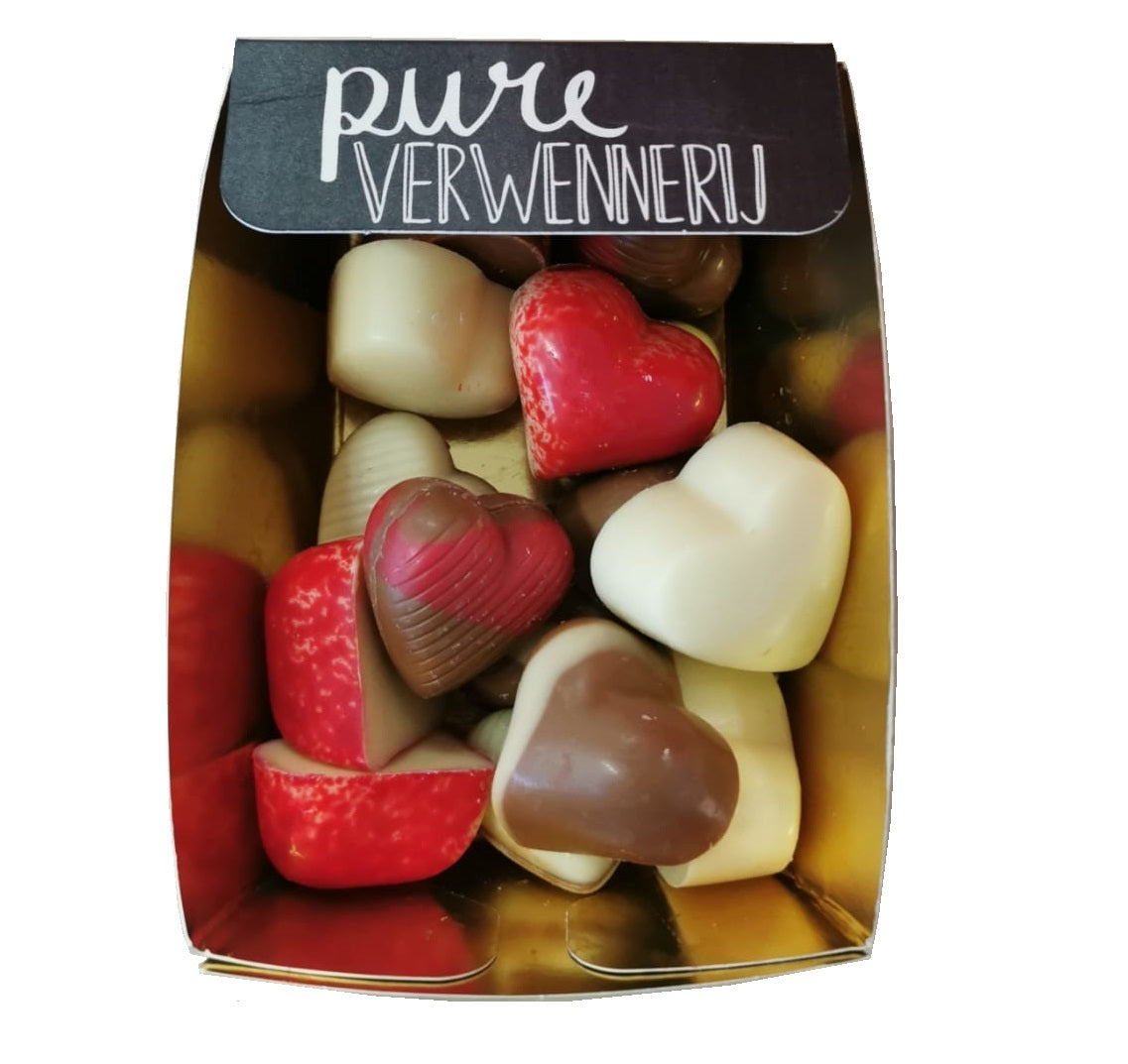 Pure Indulgence Schokoladenherzpralinen 175 Gramm