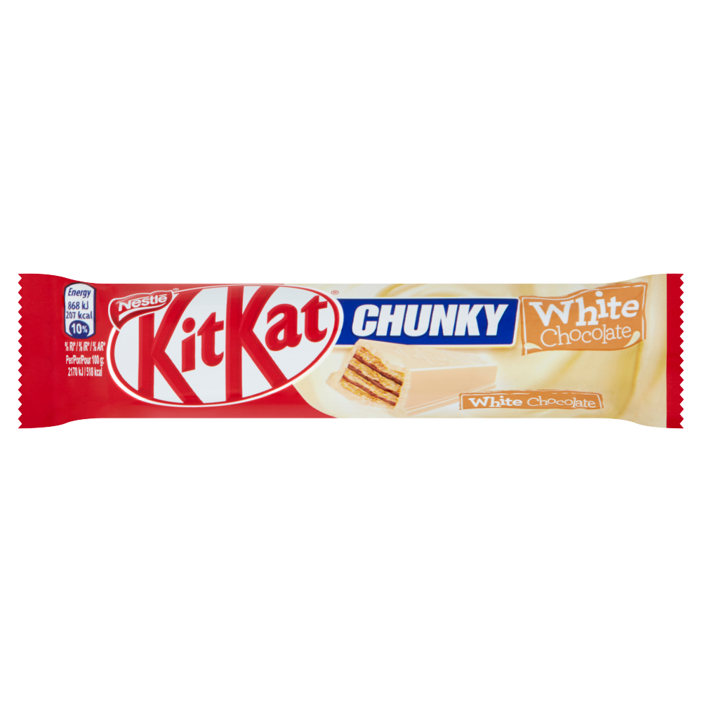 Kit Kat Chunky White Single Chocolate Bar 42 Gramm