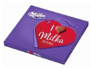I Love Milka Schokoladen-Geschenkbox - 10 x 110 Gramm
