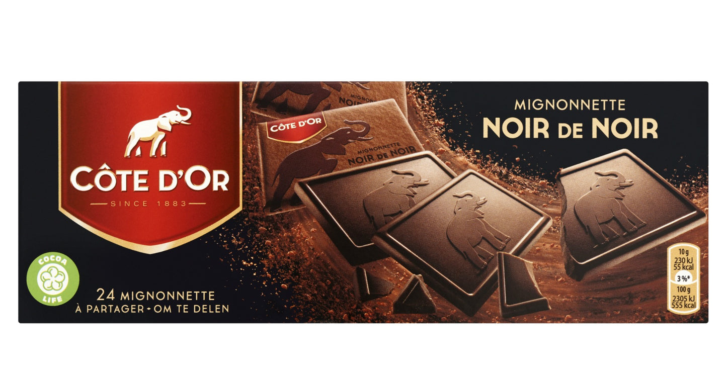 Cote D'Or Mignonettes Noir 24 x 10 Gramm