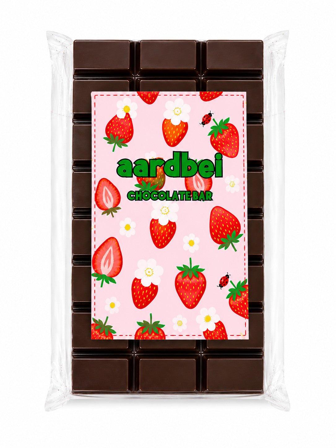 Melk Aardbei Reep 200 Gram