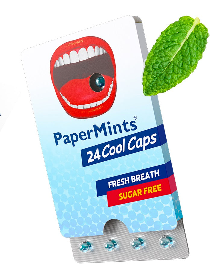 Papermints Blister Cool Caps Box - 20 x 24 Stück