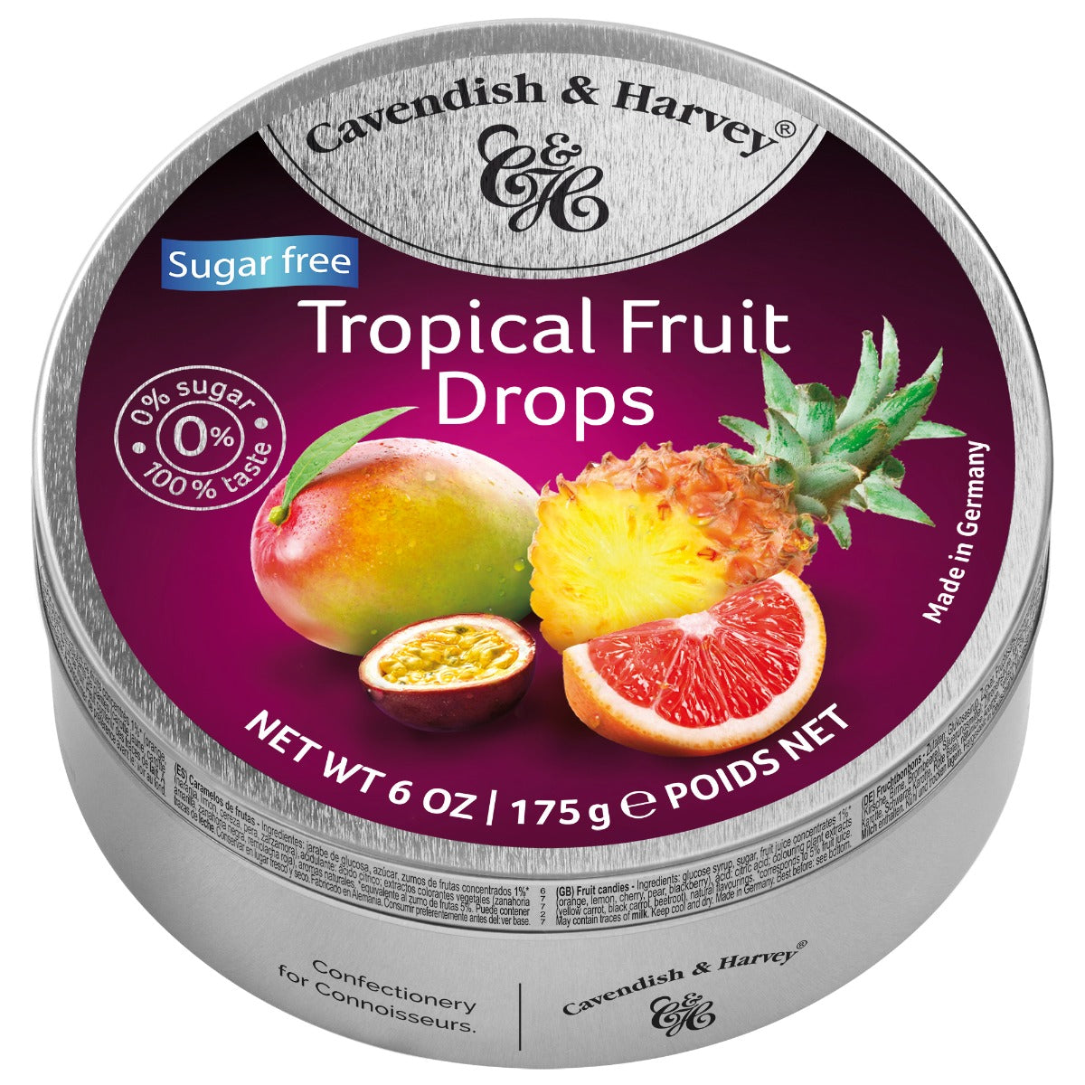 Cavendish & Harvey Tropical Zuckerfrei 175 Gramm