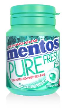 Mentos Flasche PF Winter Green 60 Gramm Packung