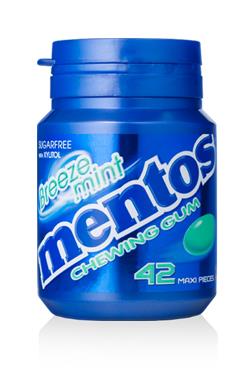 Mentos Bottle Breeze Mint 6 x 60 Gramm