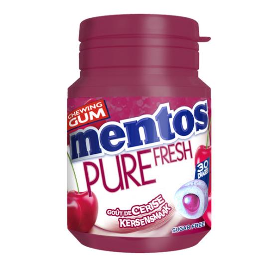 Mentos Bottle PF Cherries 6 x 60 Gramm Packung