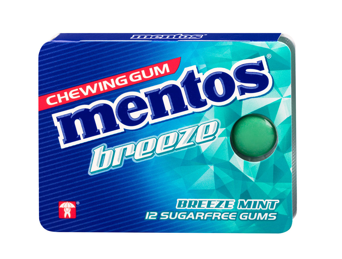 Mentos Kaugummi Breeze Mint Blister