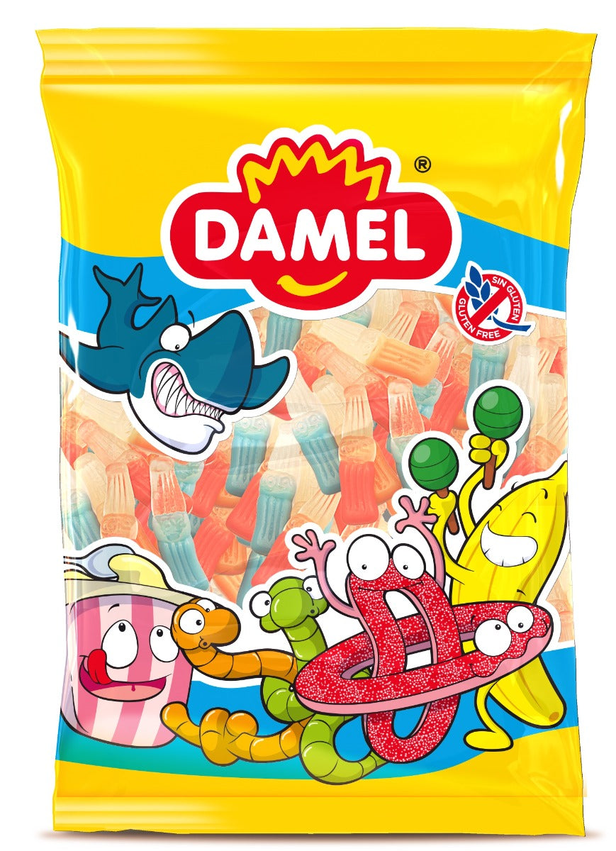 Damel Farbige Flaschen 1 Kilo