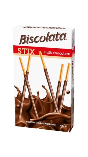 Biscolata Stix Milchschokolade 40 Gramm