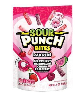 Sour Punch Rad Reds Bites 140 Gramm