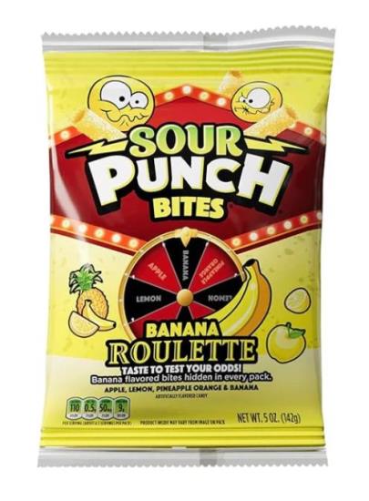 Sour Punch Bites Banane 140 Gramm