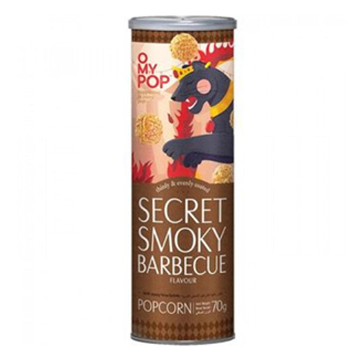 O My Pop Secret Smokey Babecue 70 Gram