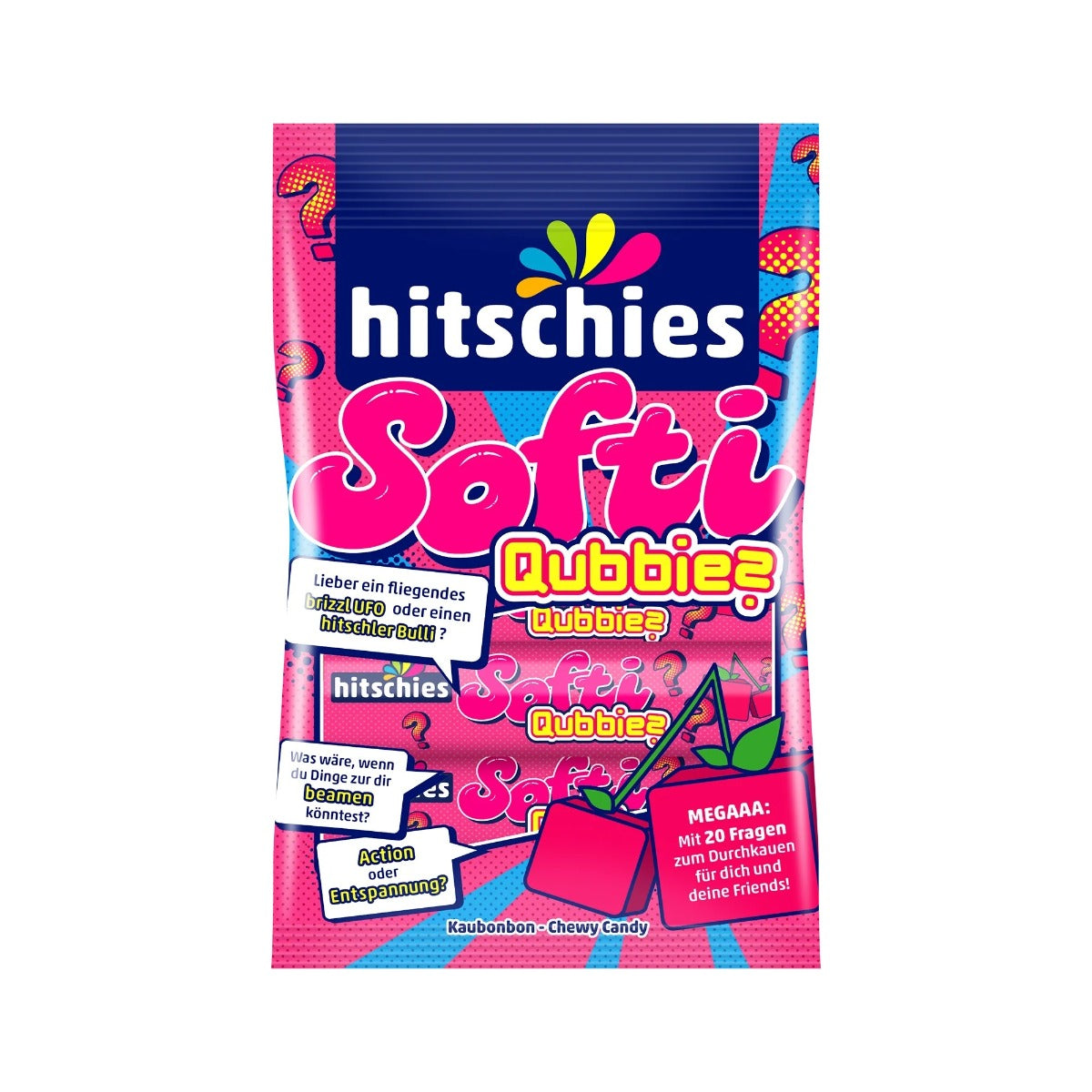 Hitschies Softi Qubbies Kirsche 80 Gramm