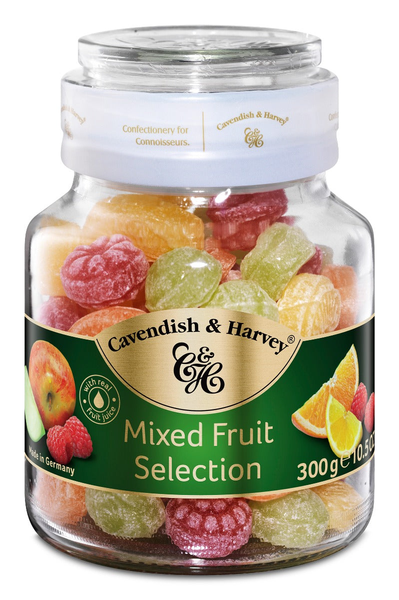 Glas mit gemischten Früchten, 300 Gramm