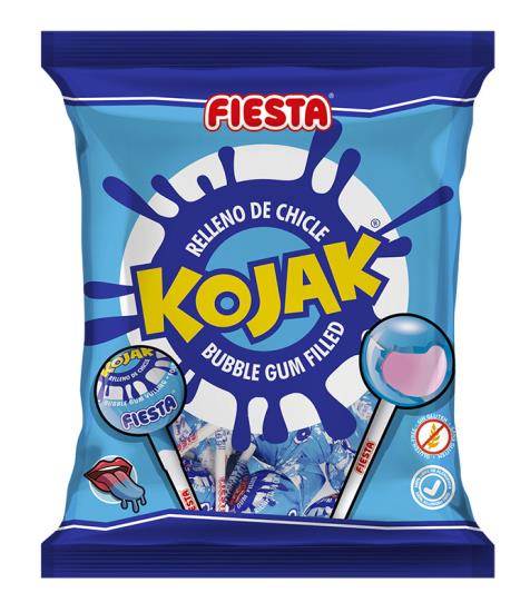 Kojak Bubbleknots Mounthpainter Lolly 105 Gramm