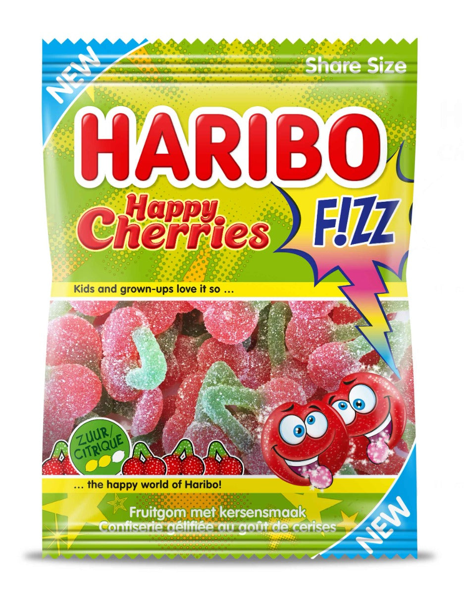 Haribo Happy Cherries Fizz Box - 14 x 200 Gramm