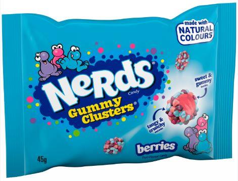 Nerds Gummy Cluster Beeren 45 Gramm