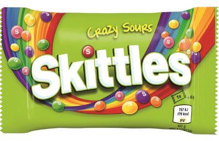 Skittles Crazy Sours 45 Gramm