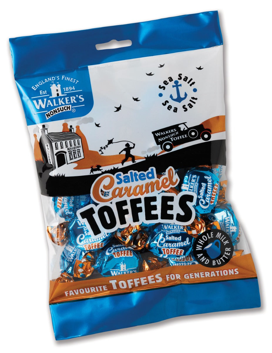 Walkers Salted Caramel Toffees 12 x 150 Gramm