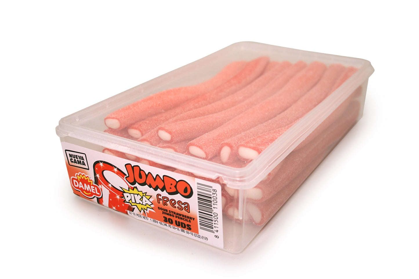 Damel Jumbo Saure Erdbeersticks 30 Stück