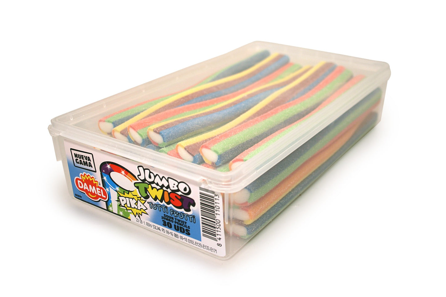 Damel Jumbo Sour Rainbow Sticks 30 Stück