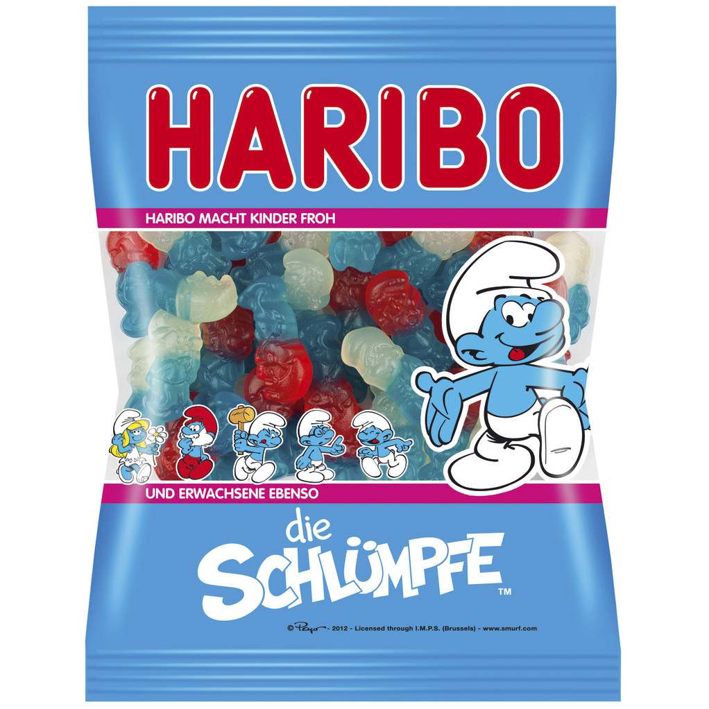 Haribo Schlümpfe 200 Gramm x 18 Box