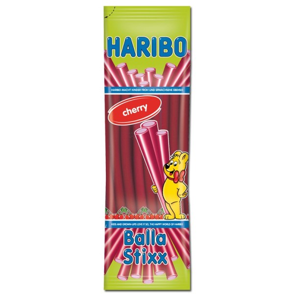 Haribo Balla Balla Kirschsticks Box 200 Gramm x 15