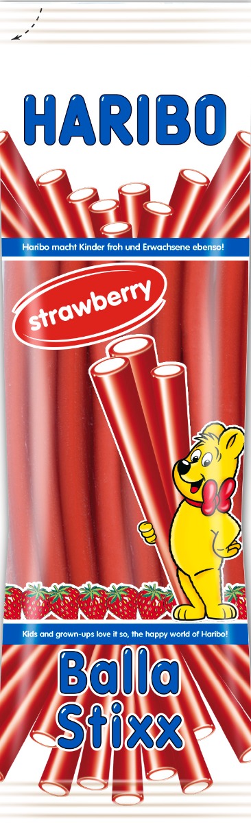 Haribo Balla Balla Erdbeersticks 200 Gramm