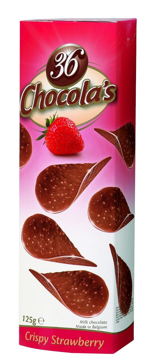 Pralinen Erdbeer-Schokoladenschachtel - 12 x 125 Gramm / 36 Stück
