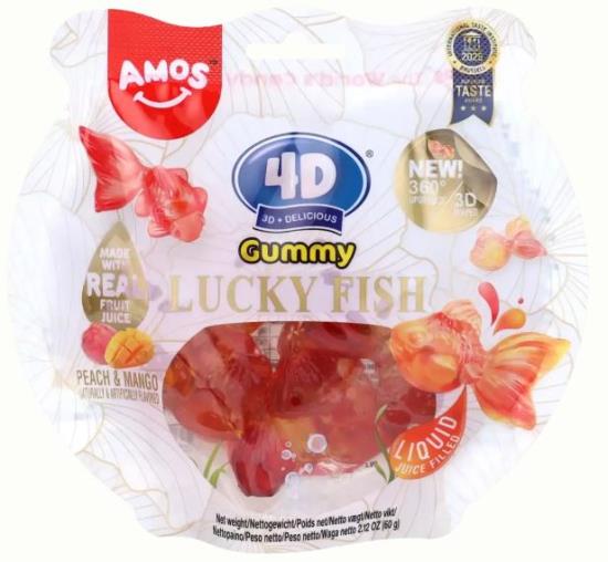 Amos Lucky Fish Pfirsich-Mango 60 Gramm
