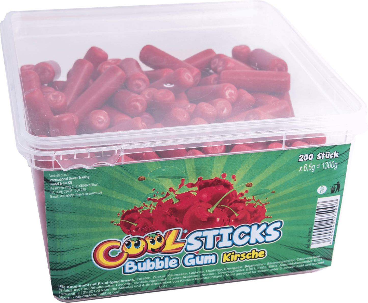 Cool Crazy Lippenstift Kirsche 200 Stück