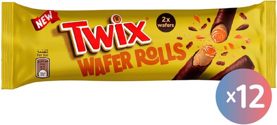 Twix Waffelröllchen 12 x 23 Gramm