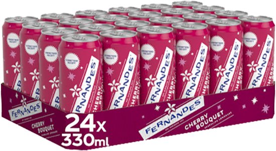 Fernandes Rood Cherry Bouquet Tray 24 x 25CL