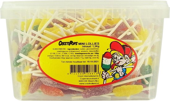 Crest Likbits Lollies gezuckert 1,3 Kilo