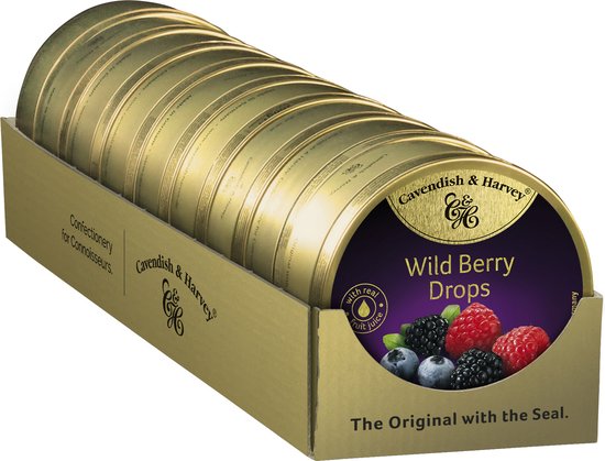 Cavendish & Harvey Wild Berry 9 x 175 Gramm