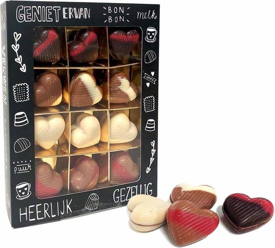 Purer Genuss Pralinenherzen 135 Gramm