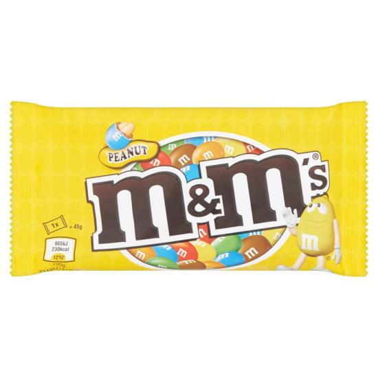M&M'S Peanut Single 24x45 Gramm