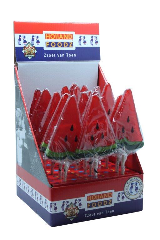 Wassermelonen-Lutscher 80 Gramm - 17 Stück