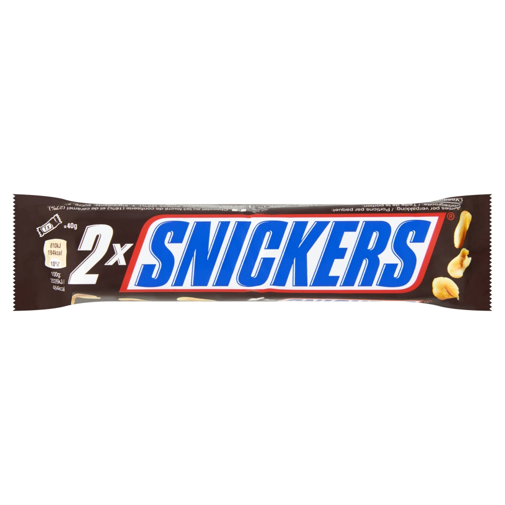 Snickers 2er-Pack Schokoriegel 51 Gramm
