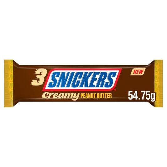 Snickers Cremige Erdnussbutter 3er-Pack