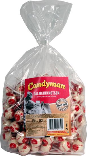 Candyman Salmiak Keulen, 150 Stück