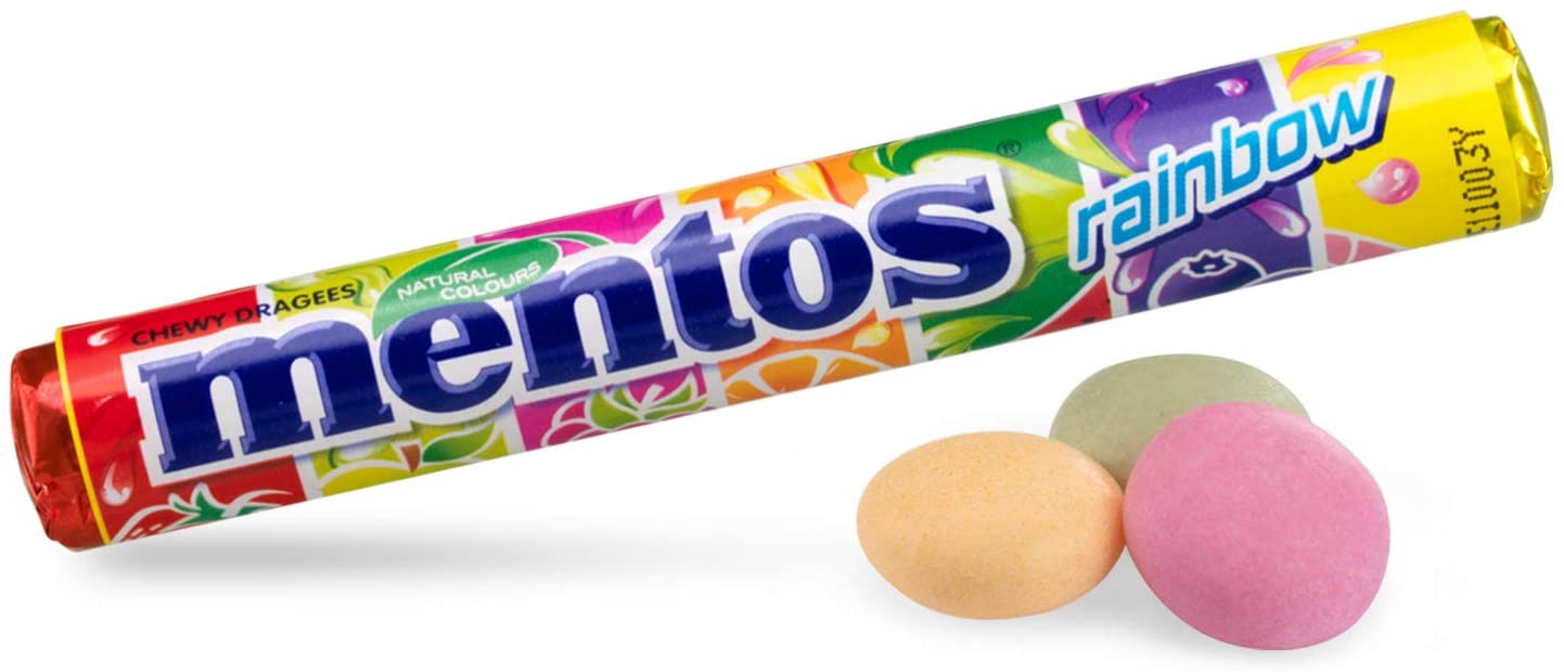Mentos Roll Regenbogen