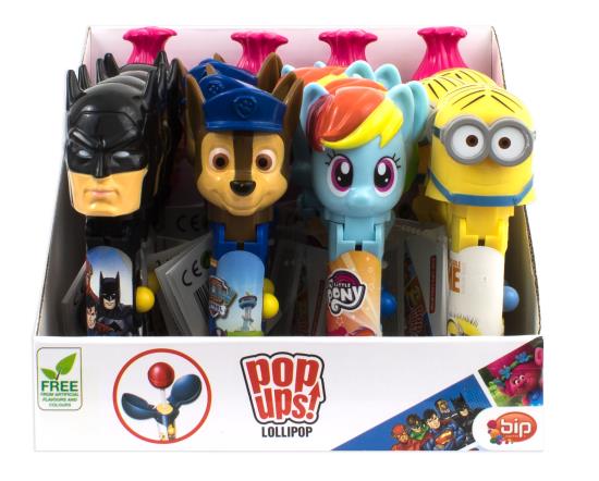 Lizenz-Mix Pop-Ups LolliPop x 20er-Pack