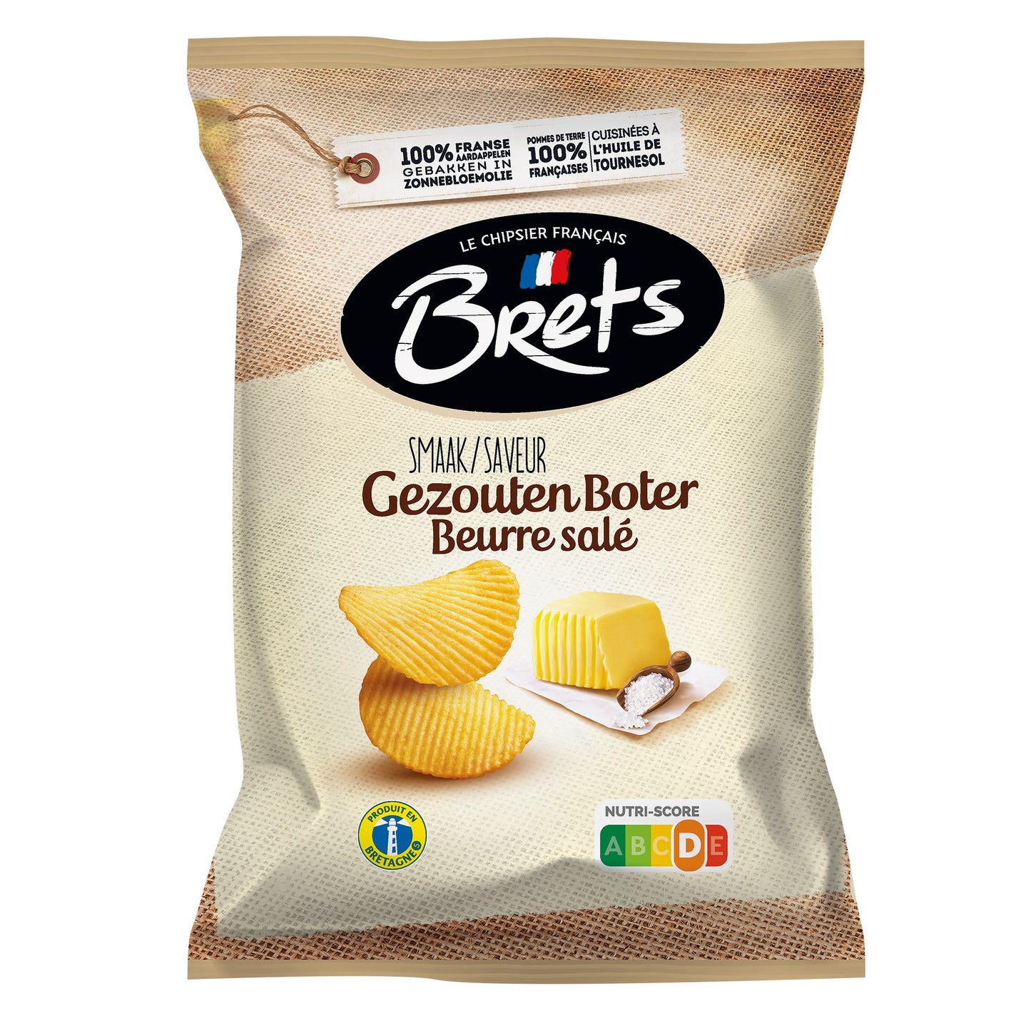 Brets Gesalzene Butter 125 Gramm