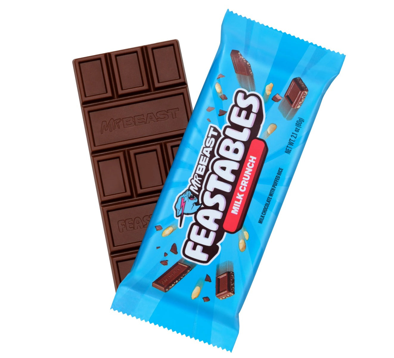 Feastables Milk Crunch 60 Gramm