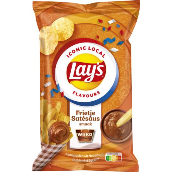 Lay's Fries Satay Sauce Box - 9 x 150 Gramm