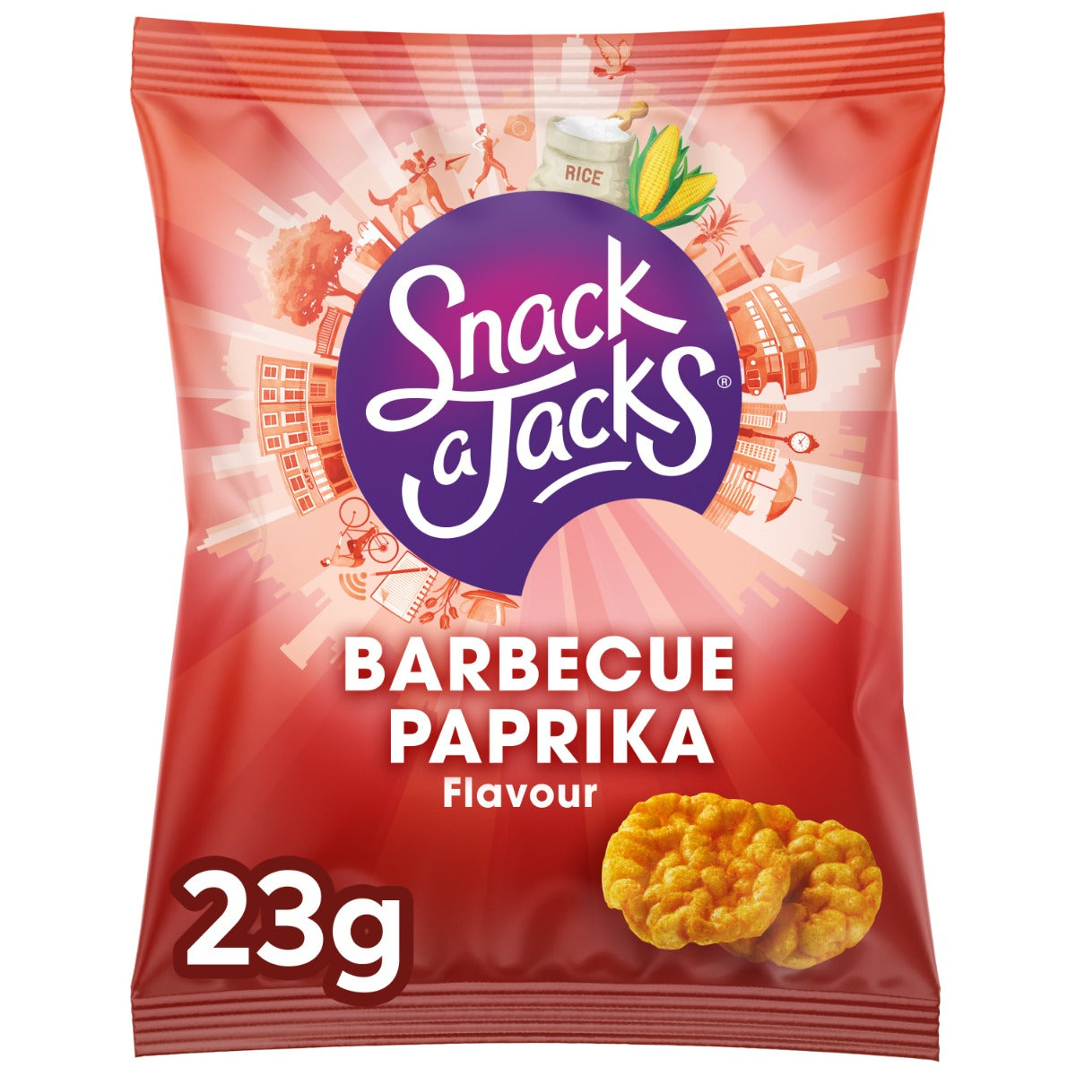 Snack a Jacks Barbecue Paprika 23 Gramm