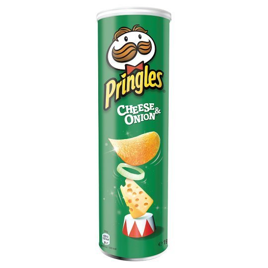 Pringles Käse-Zwiebel-Chips 19 x 165 Gramm