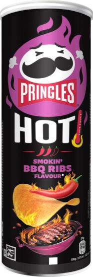 Pringles Hot Smokin BBQ Ribs 160 Gramm
